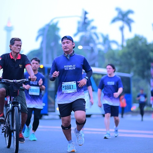 Race photo from KEMLU RUN 2026