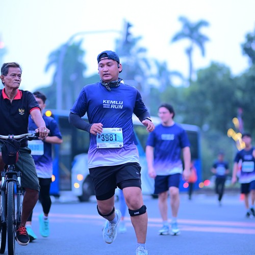 Race photo from KEMLU RUN 2026