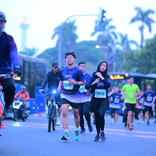 Race photo from KEMLU RUN 2026