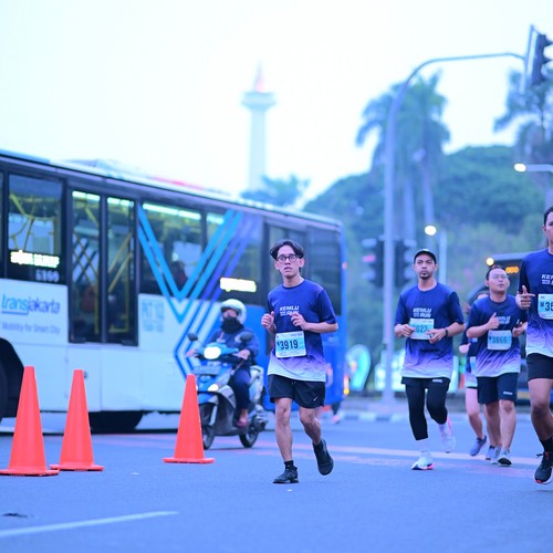 Race photo from KEMLU RUN 2026