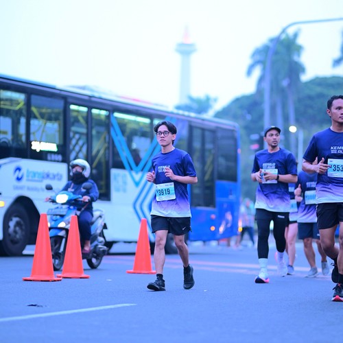 Race photo from KEMLU RUN 2026