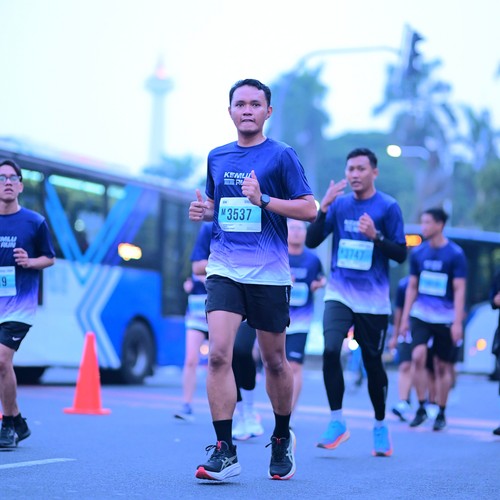Race photo from KEMLU RUN 2026