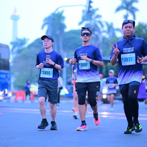 Race photo from KEMLU RUN 2026