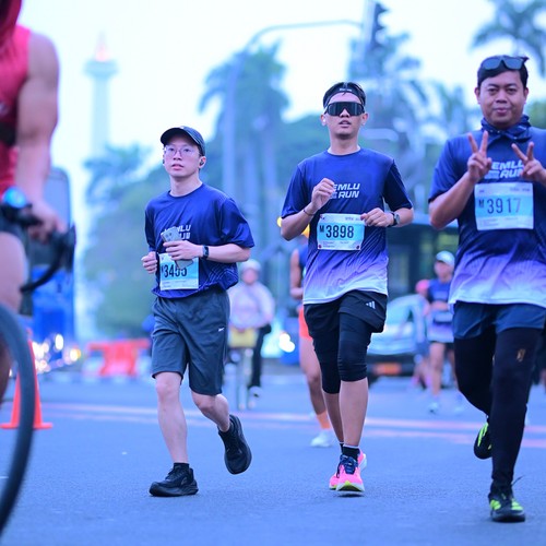 Race photo from KEMLU RUN 2026