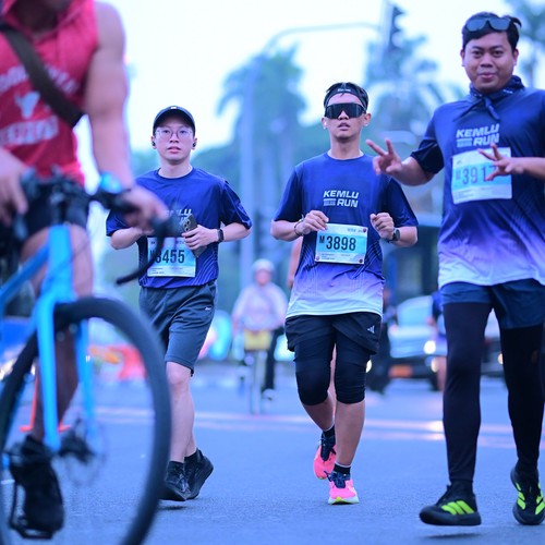 Race photo from KEMLU RUN 2026