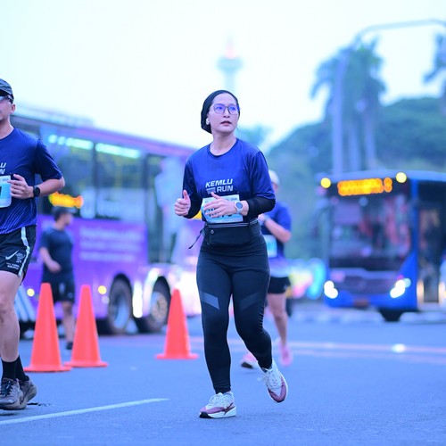 Race photo from KEMLU RUN 2026