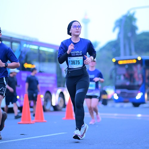 Race photo from KEMLU RUN 2026