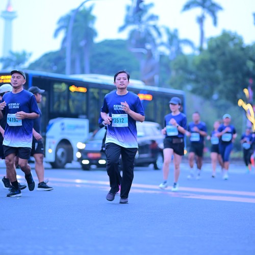 Race photo from KEMLU RUN 2026
