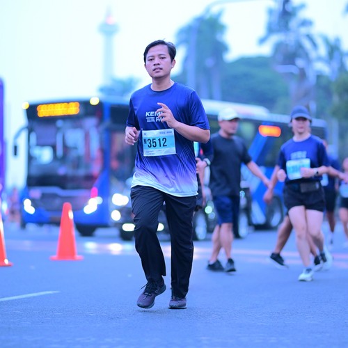 Race photo from KEMLU RUN 2026