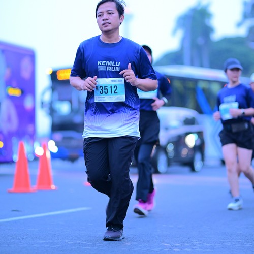 Race photo from KEMLU RUN 2026