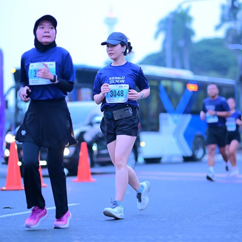 Race photo from KEMLU RUN 2026