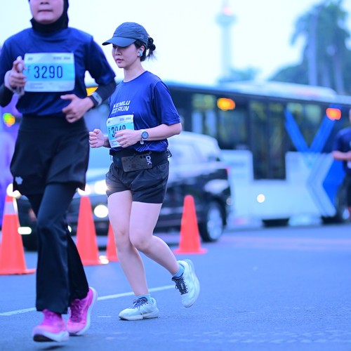 Race photo from KEMLU RUN 2026