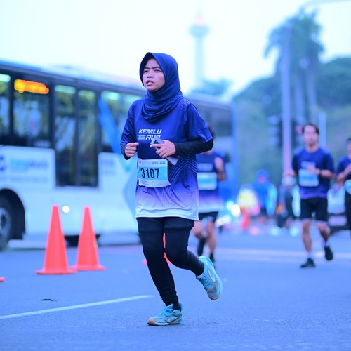Race photo from KEMLU RUN 2026