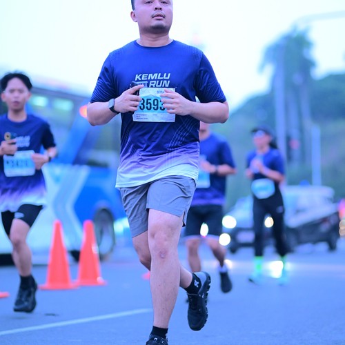 Race photo from KEMLU RUN 2026