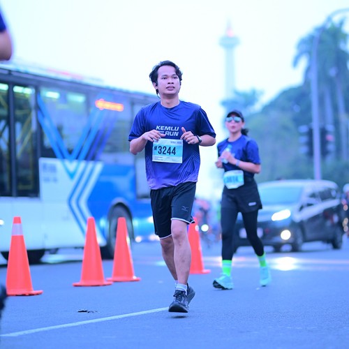 Race photo from KEMLU RUN 2026