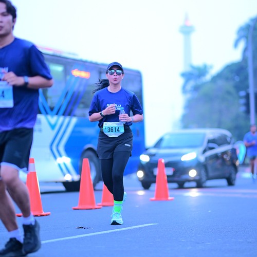 Race photo from KEMLU RUN 2026
