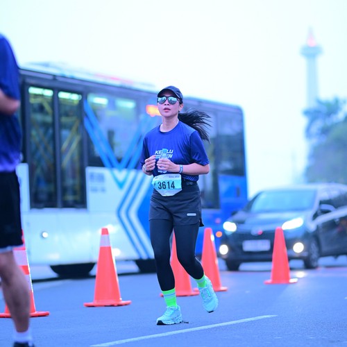 Race photo from KEMLU RUN 2026