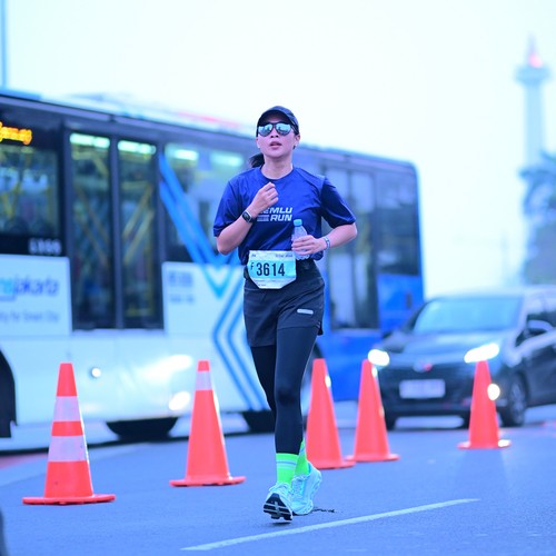 Race photo from KEMLU RUN 2026