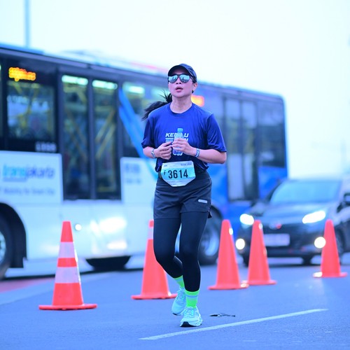 Race photo from KEMLU RUN 2026