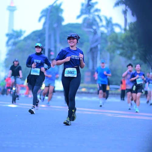 Race photo from KEMLU RUN 2026