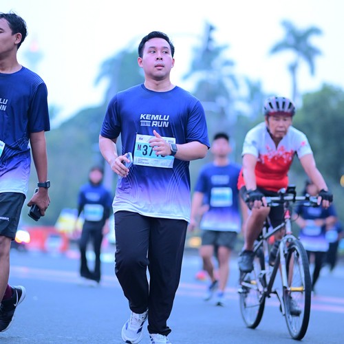 Race photo from KEMLU RUN 2026