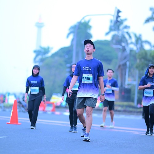 Race photo from KEMLU RUN 2026