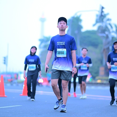 Race photo from KEMLU RUN 2026