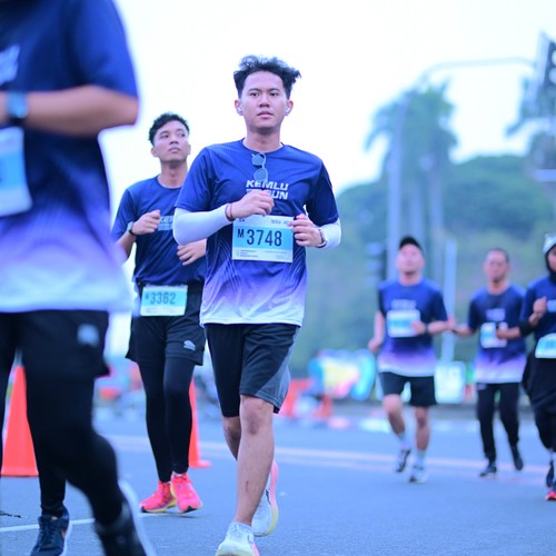 Race photo from KEMLU RUN 2026