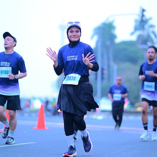 Race photo from KEMLU RUN 2026