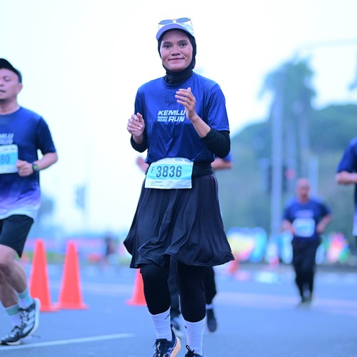 Race photo from KEMLU RUN 2026