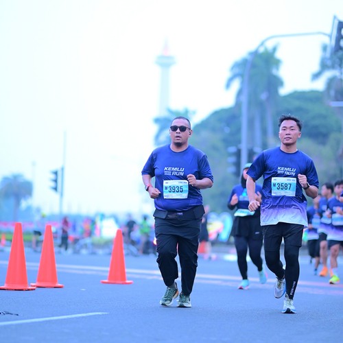 Race photo from KEMLU RUN 2026