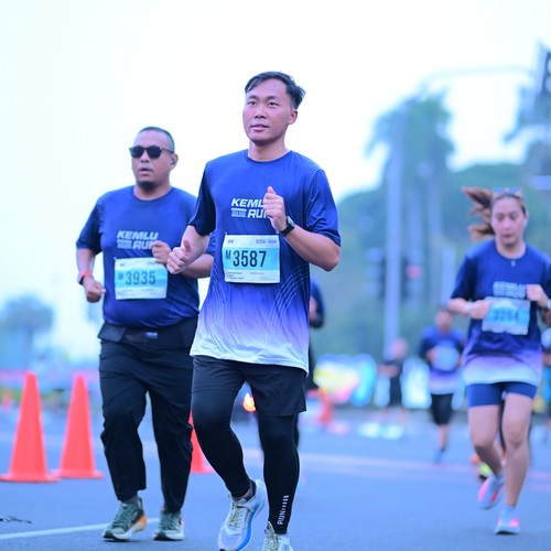Race photo from KEMLU RUN 2026