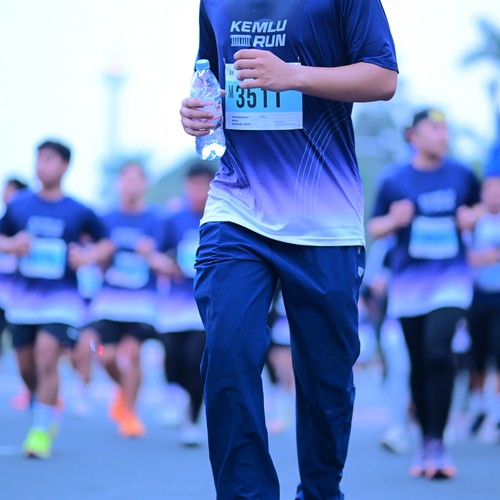 Race photo from KEMLU RUN 2026