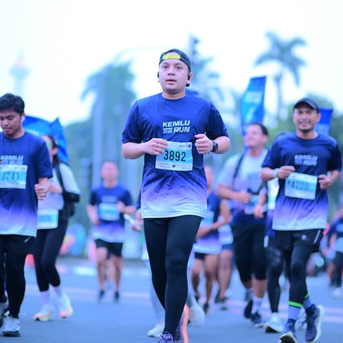 Race photo from KEMLU RUN 2026