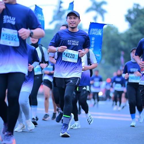 Race photo from KEMLU RUN 2026
