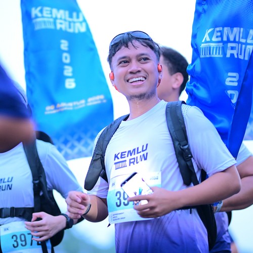 Race photo from KEMLU RUN 2026