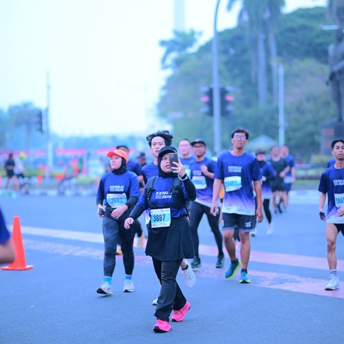 Race photo from KEMLU RUN 2026