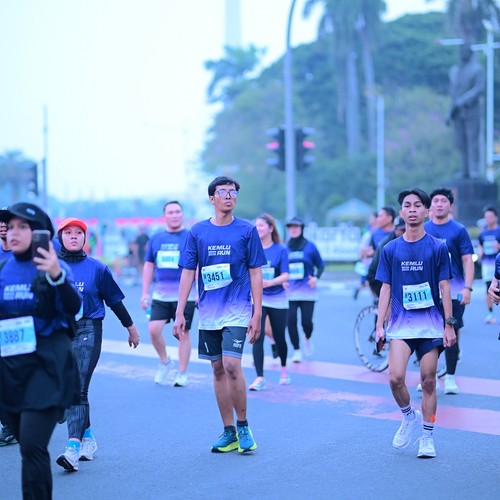 Race photo from KEMLU RUN 2026