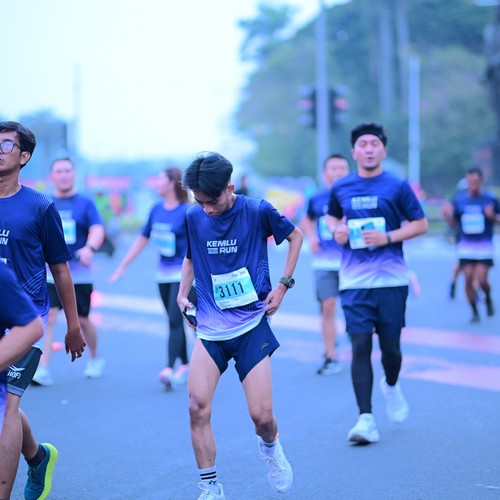 Race photo from KEMLU RUN 2026
