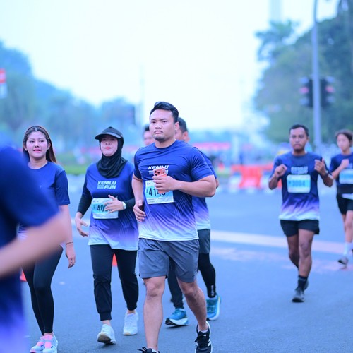 Race photo from KEMLU RUN 2026