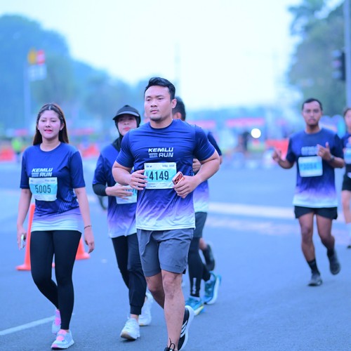 Race photo from KEMLU RUN 2026