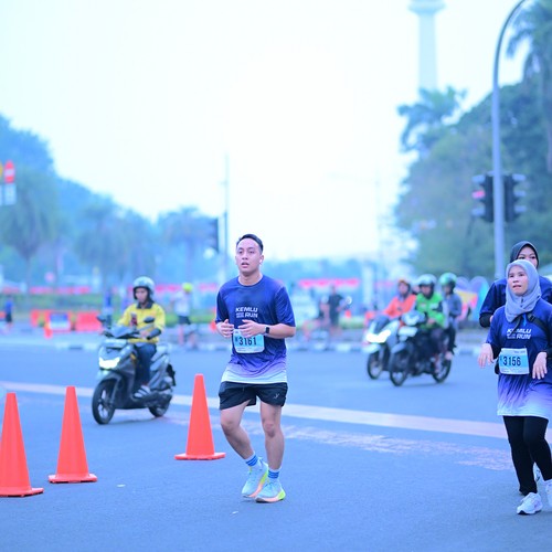 Race photo from KEMLU RUN 2026