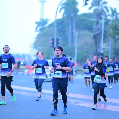 Race photo from KEMLU RUN 2026