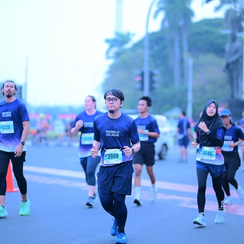 Race photo from KEMLU RUN 2026