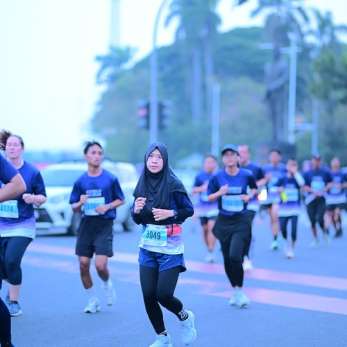 Race photo from KEMLU RUN 2026