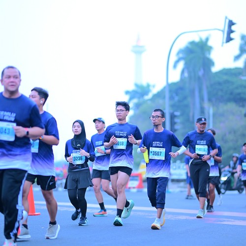 Race photo from KEMLU RUN 2026