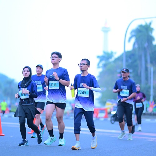 Race photo from KEMLU RUN 2026