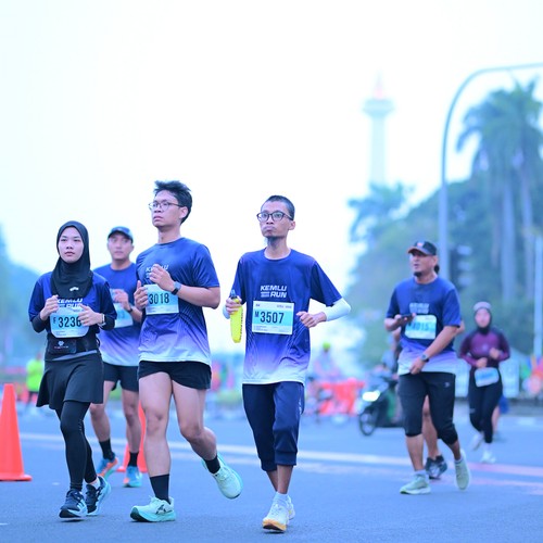 Race photo from KEMLU RUN 2026