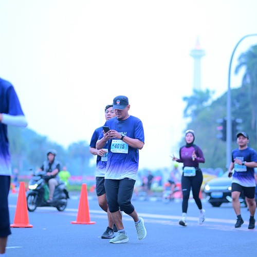 Race photo from KEMLU RUN 2026