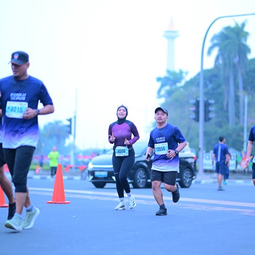 Race photo from KEMLU RUN 2026